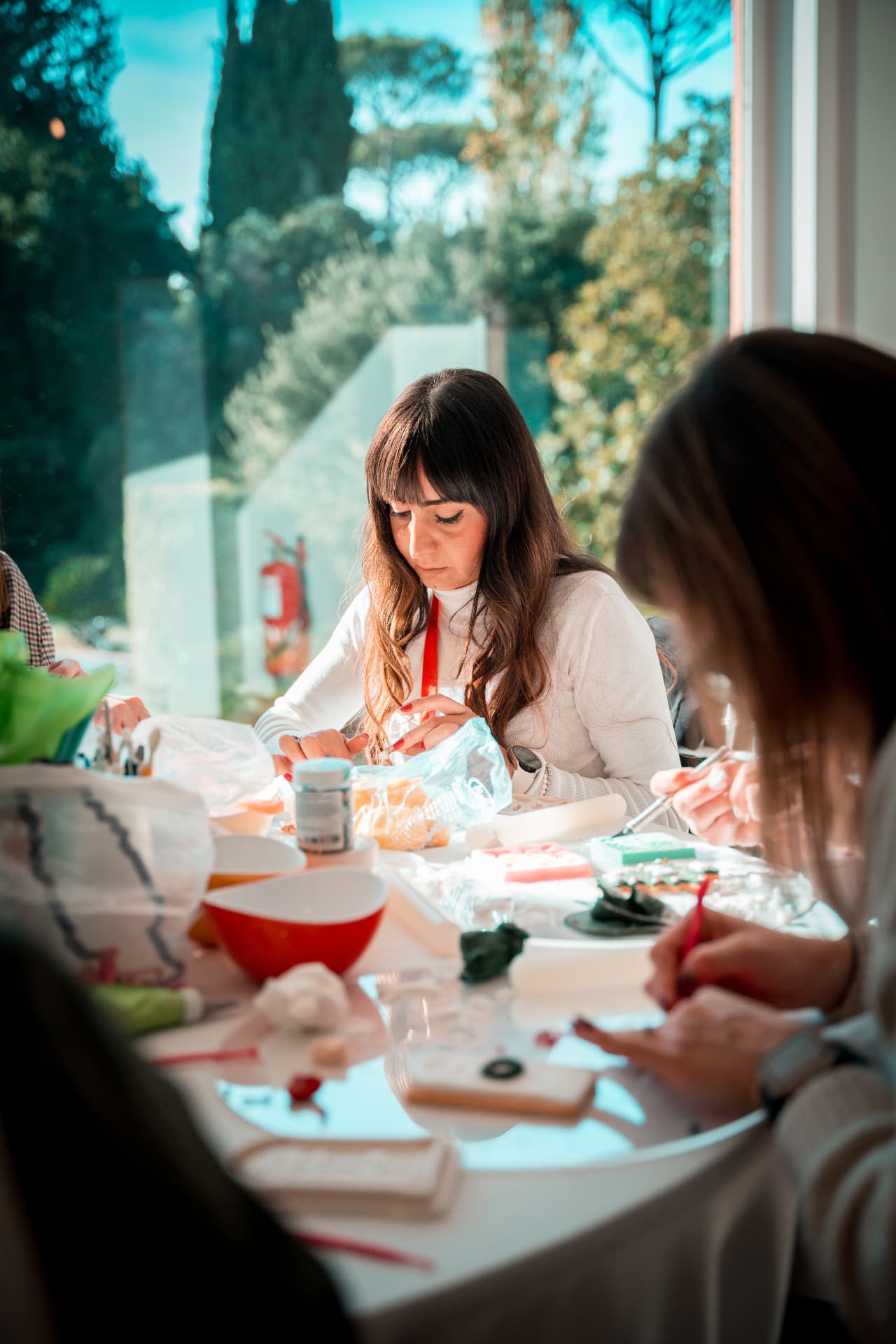 Partecipanti al tavolo di lavoro creativo